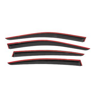 Déflecteurs de vitres avec baguette noire Niken Luxury (4 pcs) photo 4