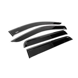 Déflecteurs de vitres avec baguette noire Niken Luxury (4 pcs) photo 3