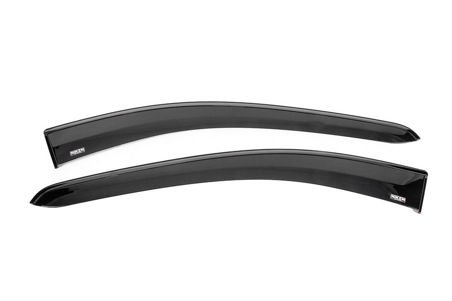 Ford Connect 2021- Déflecteurs de vitres avec baguette noire Niken Luxury (4 pcs) Image