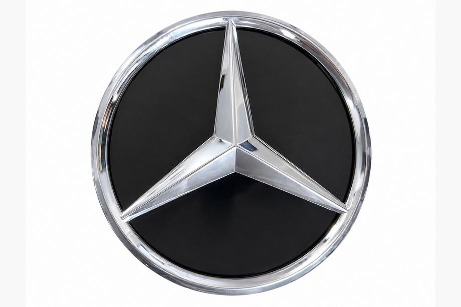 Mercedes GL/GLS class X166 2012-2019 Emblème avant avec boîtier brillant (18,4 cm) Photo 1