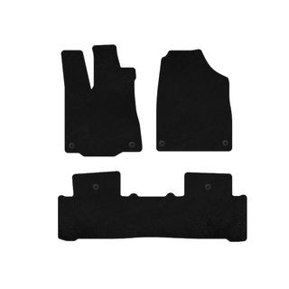 Tapis de sol textile Deluxe (2 rangées, Noir) Acura MDX 2013-2020 photo 1