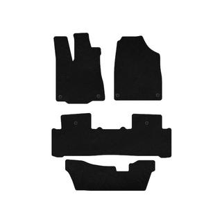 Tapis de sol textile Deluxe (3 rangées, Noir) Acura MDX 2013-2020 photo 1
