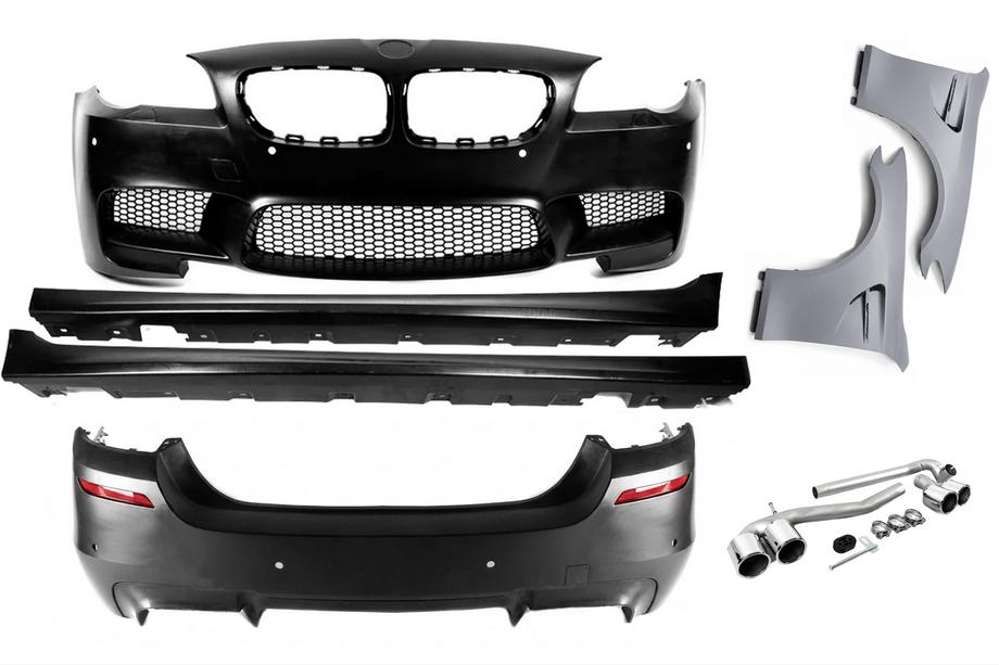 BMW 5 Series F10/F11 2010–2016 Kit carrosserie avec ailes V2 (M5 Power) Image