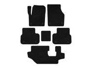 Land Rover Discovery Sport 2014- Tapis de sol textile Deluxe (2014-2019, 3 rangées, noir) photo 1
