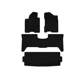 Tapis de sol textile Deluxe (3 rangées, 2003-2008, noir) Nissan Armada 2003-2015 photo 1