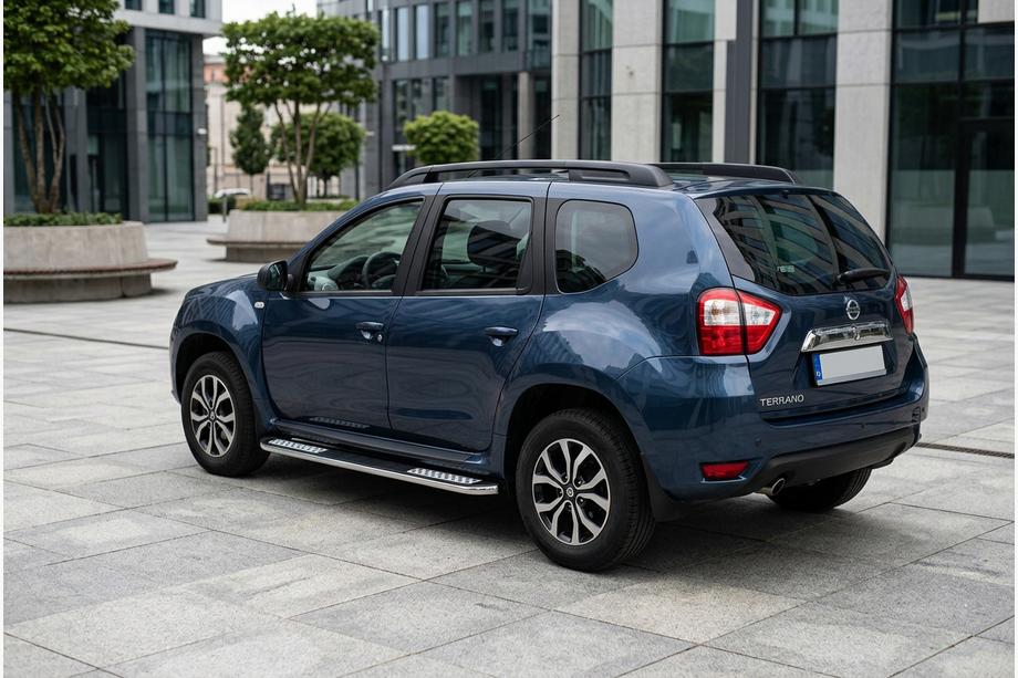 Nissan Terrano 2014- Marchepieds latéraux Tayga V2 (2 pcs, Aluminium) Image
