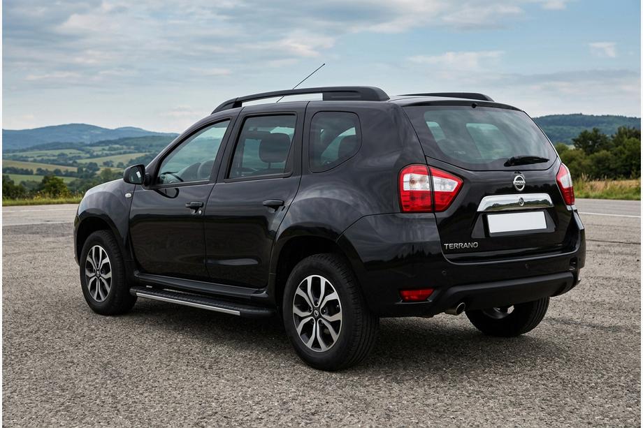 Nissan Terrano 2014- Marchepieds latéraux Bosphorus Grey (2 pcs, aluminium) Image