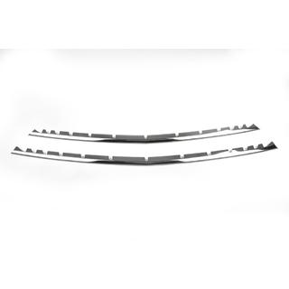 Caches pour grille de pare-chocs (2 pcs, inox) photo 1