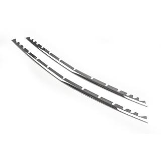 Caches pour grille de pare-chocs (2 pcs, inox) photo 3