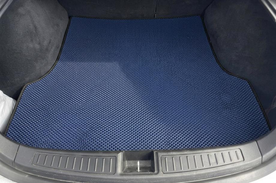 Tesla Model S 2012– Tapis de coffre arrière EVA (2012-2021, Bleu) Image