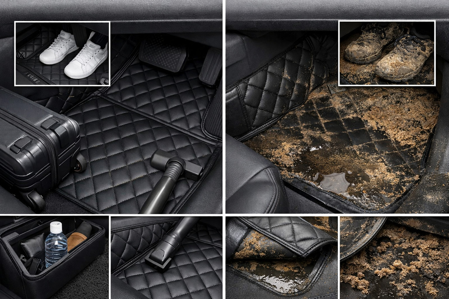Tapis auto en éco-cuir : pratiques ou vraie galère ?