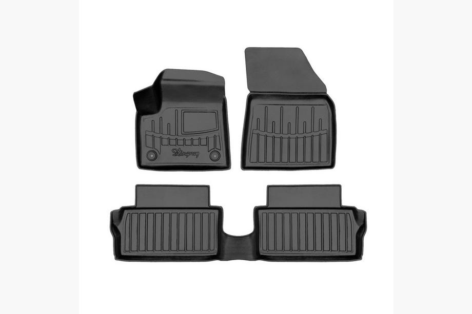 Citroen C3 X/e-C3 2022– Tapis de sol en caoutchouc Stingray 3D (pour e-C3, 3 pcs) Image