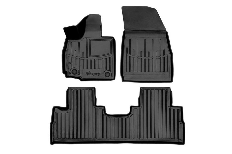 Chery Omoda 9 2022– Tapis de sol en caoutchouc Stingray 3D (hybrid, 3 pcs) Image