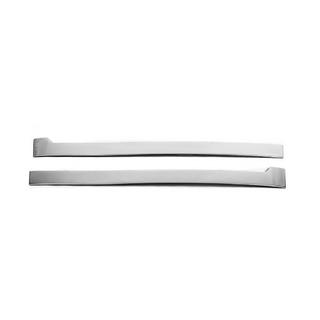 Moulures en acier inox pour portes coulissantes (2 pcs) photo 1