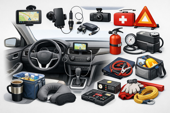 Que acheter pour la voiture pour les voyages sans y penser en route Photo 1