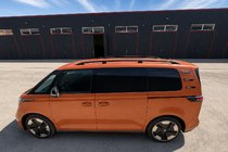 Volkswagen ID BUZZ 2022- Barres de Toit Noires (design turc) Pieds en plastique photo 1