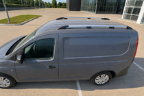 Volkswagen Caddy 2020- Barres de toit longitudinales chromées (design turc) photo 1