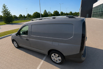 Volkswagen Caddy 2020- Barres de toit longitudinales chromées (design turc) photo 2