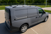 Volkswagen Caddy 2020- Barres de toit longitudinales chromées (design turc) photo 4