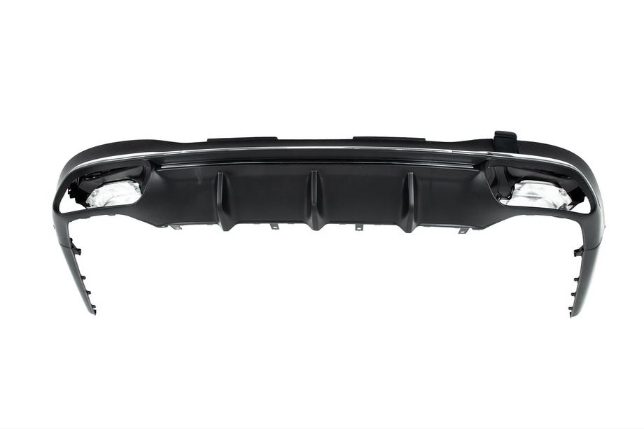 Mercedes S-class W223 2020- Diffuseur arrière avec sorties d’échappement AMG S63 Silver Photo 4