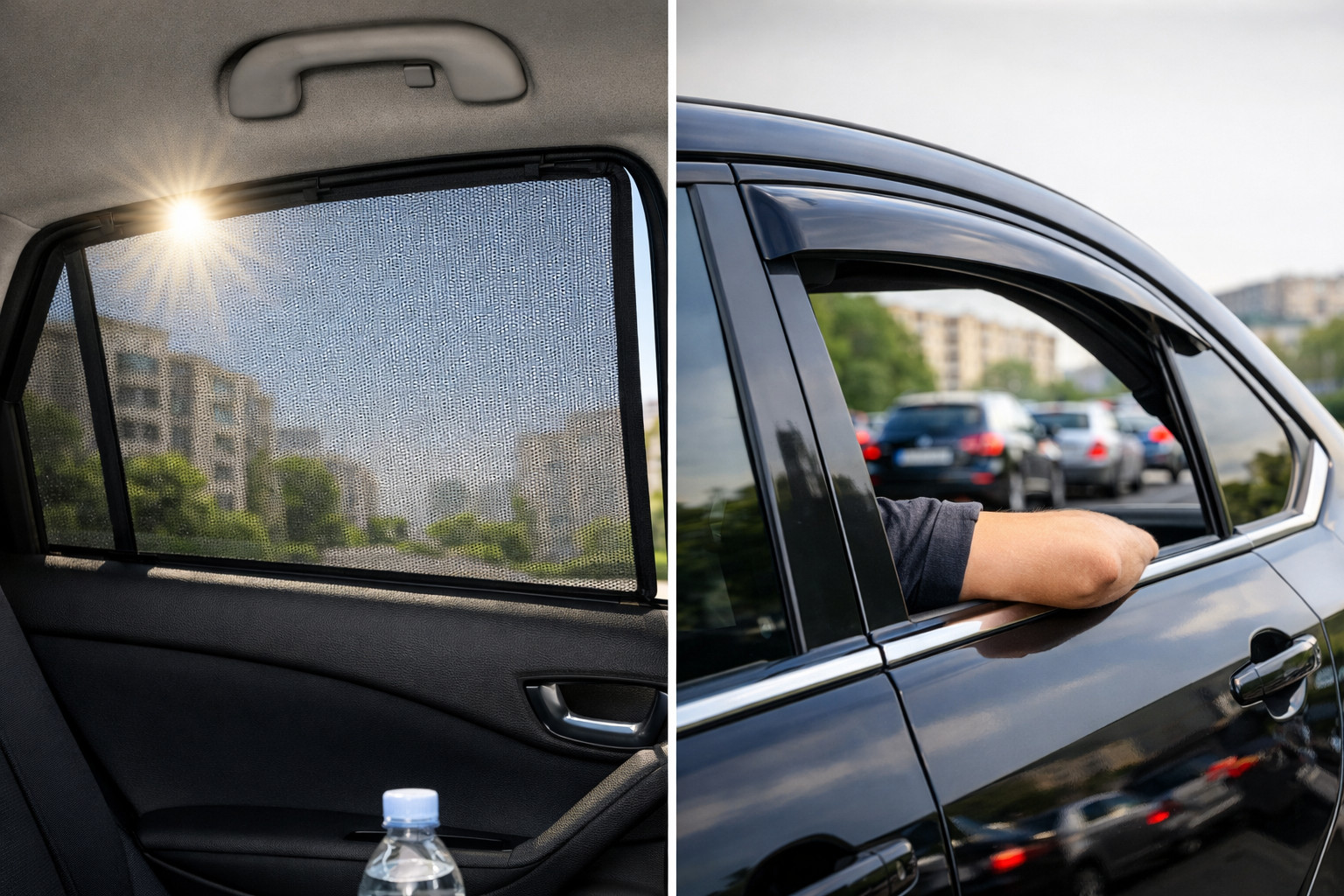 Pare-soleil ou déflecteurs d’air pour l’été : le plus utile en ville