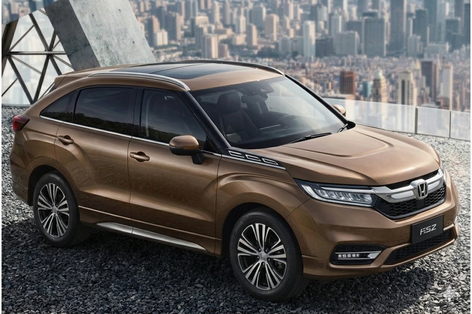 Honda UR-V 2016– Barres de toit longitudinales OEM chromées (Aluminium) Image