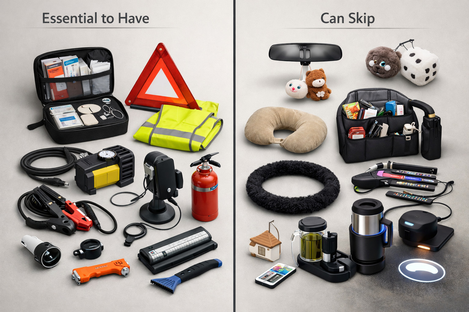 Accessoires auto utiles : quoi acheter d’abord et quoi éviter
