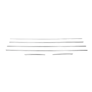 Baguettes de vitres inférieures inox (6 pcs) photo 3