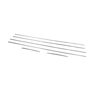 Baguettes de vitres inférieures inox (6 pcs) Hyundai I-20 2014-2020 photo 2