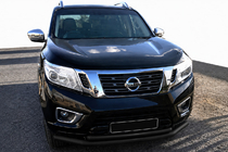 Nissan Navara/NP300 2016- Barre de protection avant ST014 Black (inox) photo 1