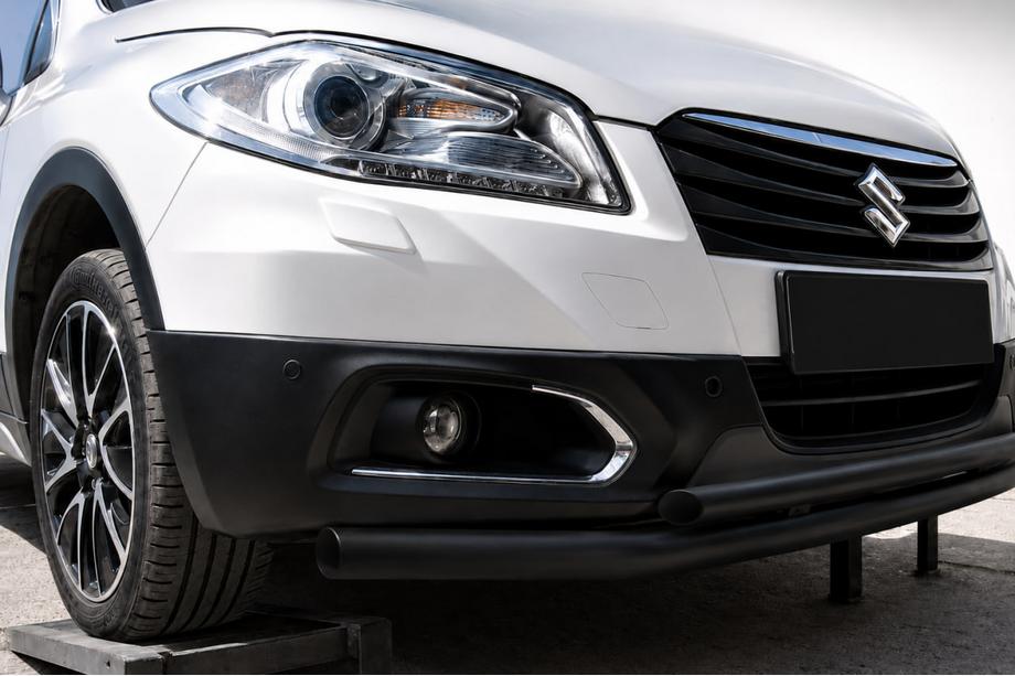Suzuki SX4 S-Cross 2013-2016 Barre de protection avant ST014 Black (inox) Image