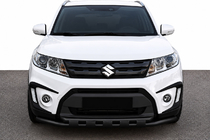 Suzuki Vitara 2015- Pare-buffle avant ST015 Black (inox) photo 1