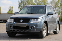 Suzuki Grand Vitara 2005-2017 Pare-buffle avant ST015 Black (inox) photo 3