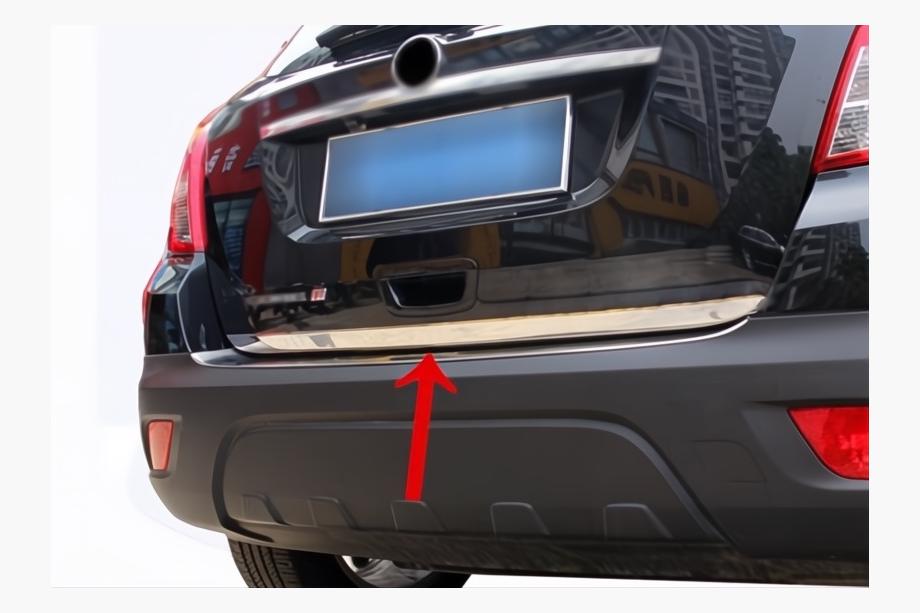 Opel Mokka 2012-2021 Baguette de coffre inox Image