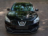 Nissan Qashqai 2010-2014 Barre de protection avant Black (inox) photo 1