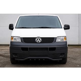 Pare-buffle avant avec grille ondulée ST007-1 Black (inox) photo 1