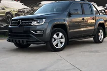 Volkswagen Amarok 2010-2022 Pare-buffle avant F3-08.7 Black (inox) photo 2