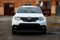 Renault Duster 2018-2024 Pare-buffle avant F3-10 Black (inox) photo 2