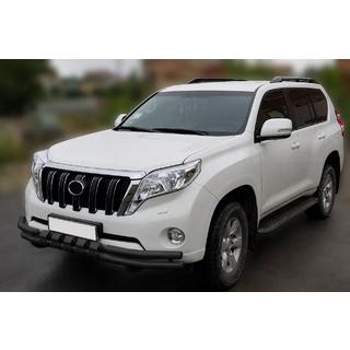 Pare-buffle avant F3-31 Black (acier inoxydable) Toyota Land Cruiser Prado 150 2009-2023 photo 1