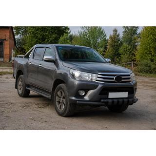 Pare-buffle avant F3-34 Black (inox) Toyota Hilux 2015- photo 2