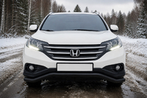 Honda CRV 2012-2016 Pare-buffle avant ST007 Black (inox) photo 1