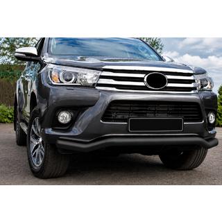 Protection avant ST007 Black (inox) Toyota Hilux 2015-