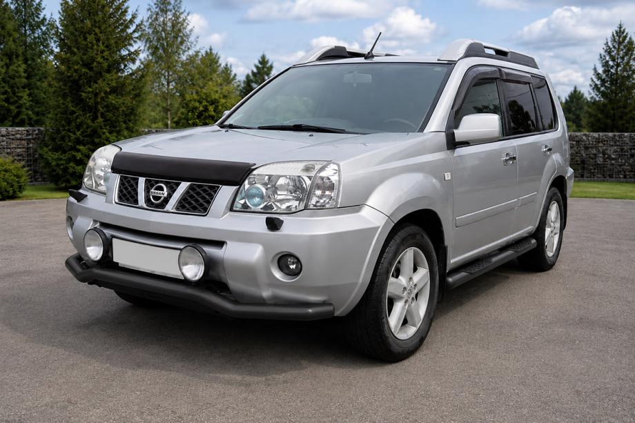 Nissan X-trail T30 2002-2007 Protection avant ST007 Black (inox) Image