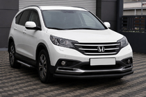 Honda CRV 2012-2016 Protection avant ST008 Black (inox) photo 1