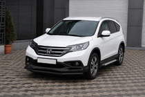 Honda CRV 2012-2016 Protection avant ST008 Black (inox) photo 3