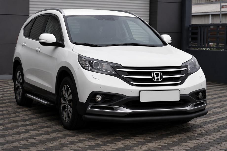 Honda CRV 2012-2016 Protection avant ST008 Black (inox) Image