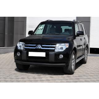 Protection avant ST008 Black (inox) Mitsubishi Pajero Wagon III 1999-2006 photo 1