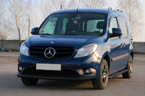 Mercedes Citan 2013-2021 Protection avant ST008 Black (inox) photo 2