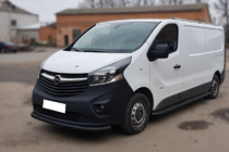 Renault Trafic 2015- Protection Avant ST008 Noir (Inox) photo 2