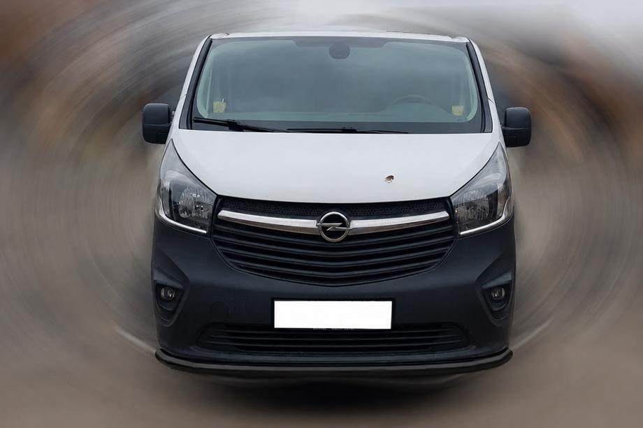 Renault Trafic 2015- Protection Avant ST008 Noir (Inox) Image